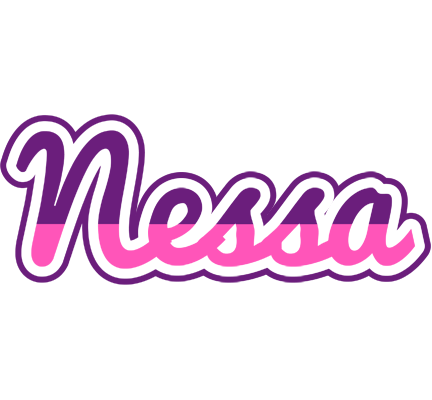 Nessa cheerful logo
