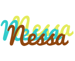 Nessa cupcake logo