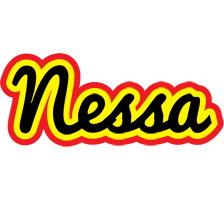 Nessa flaming logo