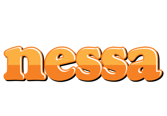 Nessa orange logo