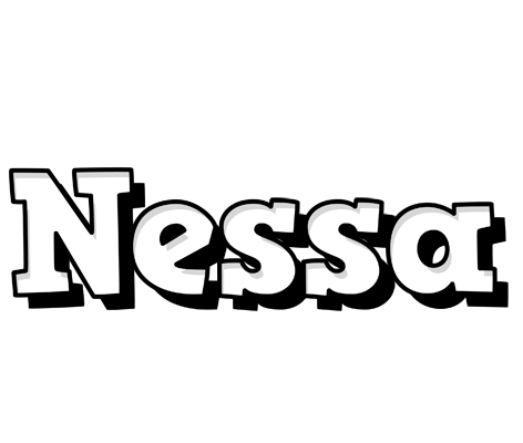 Nessa snowing logo