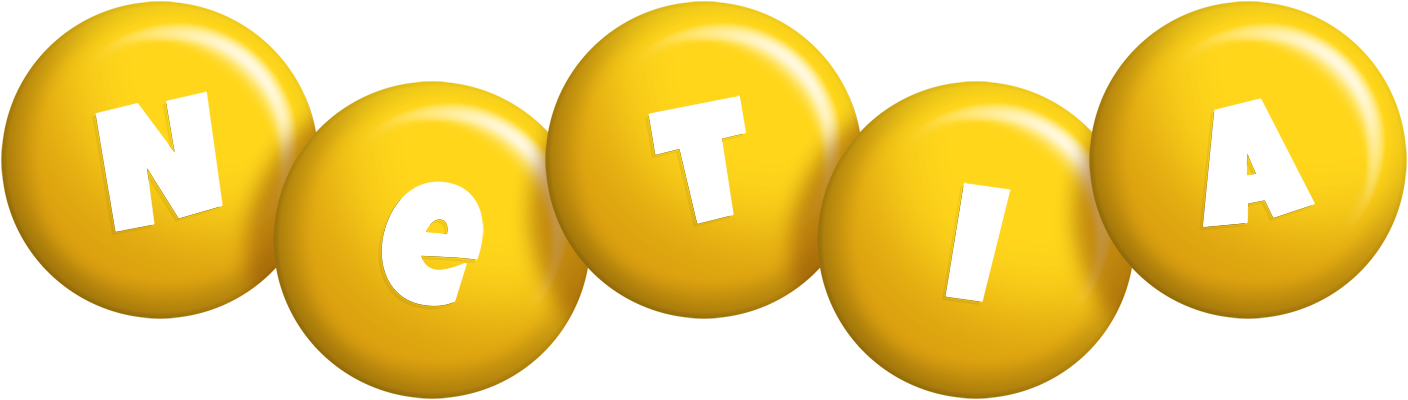 Netia candy-yellow logo