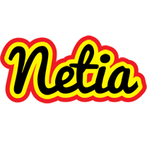 Netia flaming logo