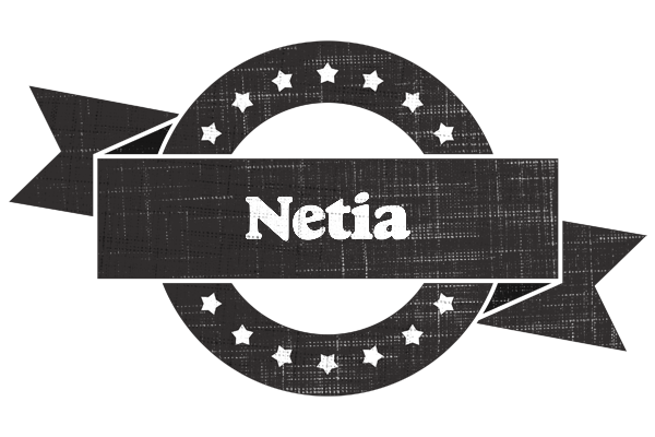 Netia grunge logo
