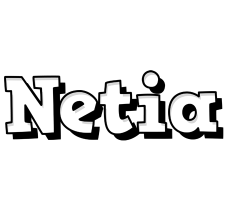 Netia snowing logo