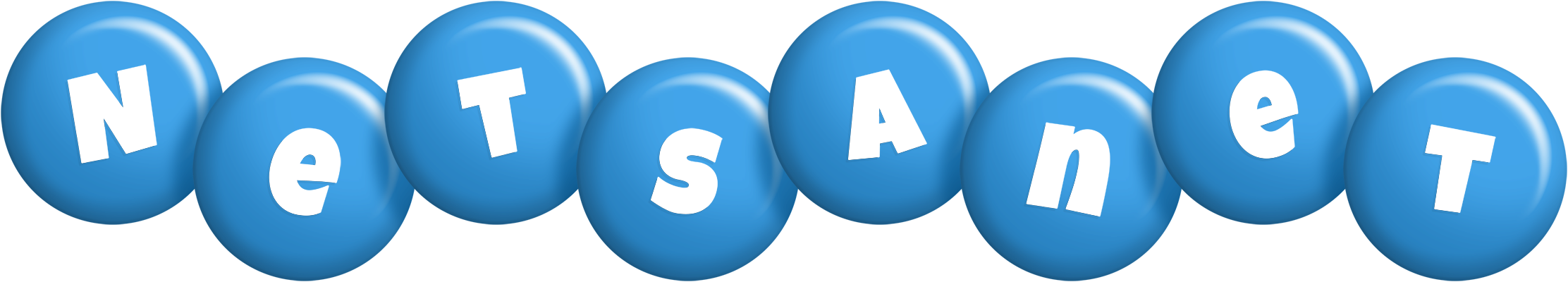 Netsanet candy-blue logo