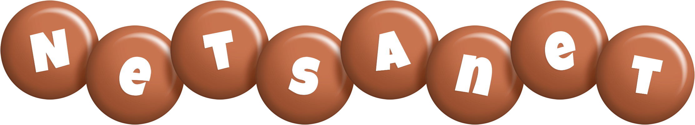 Netsanet candy-brown logo