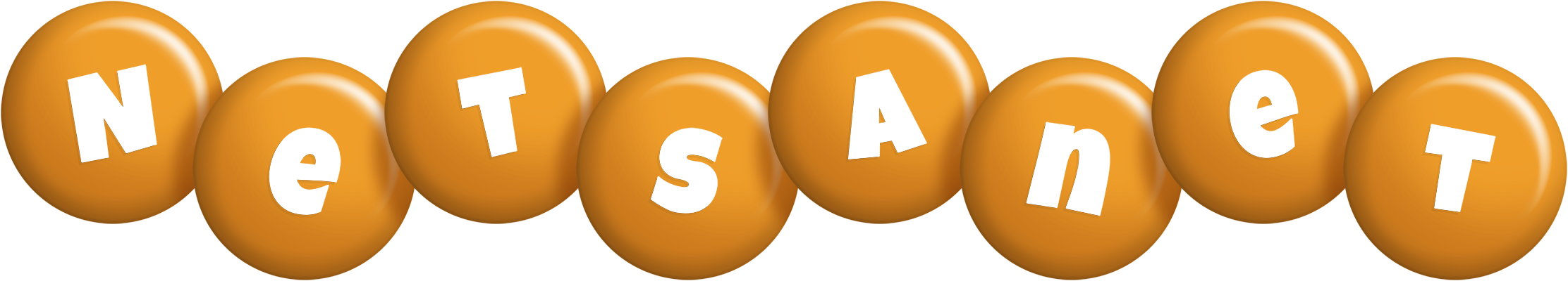 Netsanet candy-orange logo