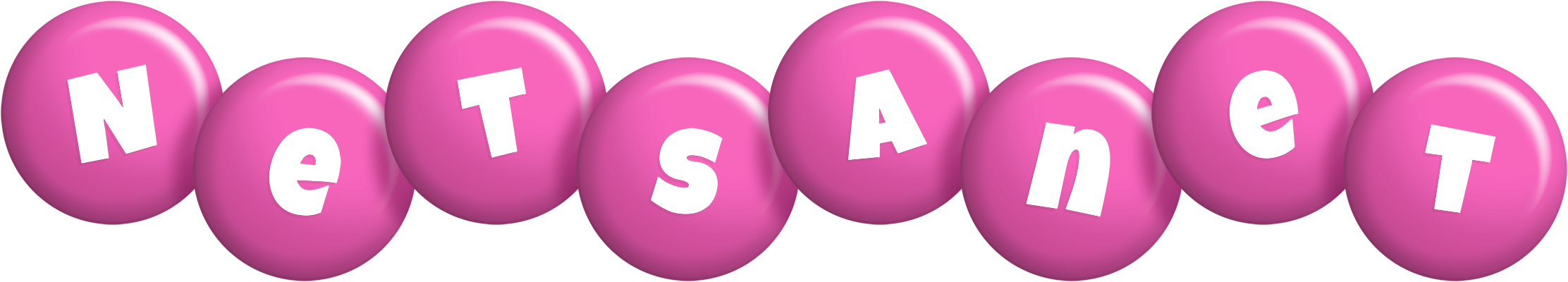 Netsanet candy-pink logo