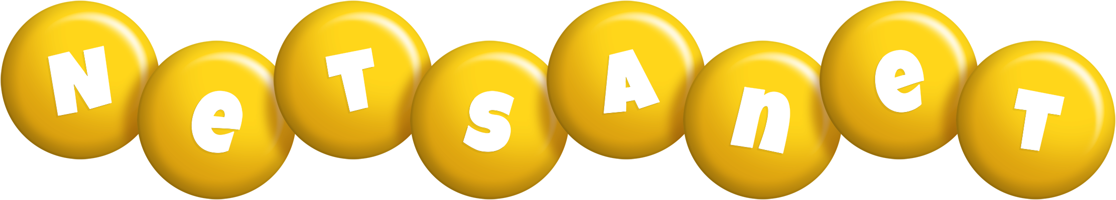 Netsanet candy-yellow logo