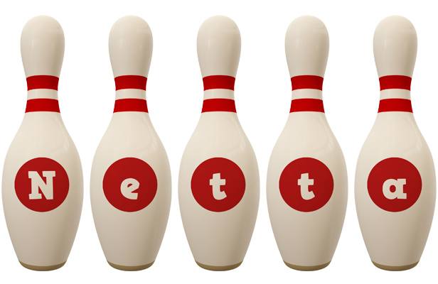 Netta bowling-pin logo