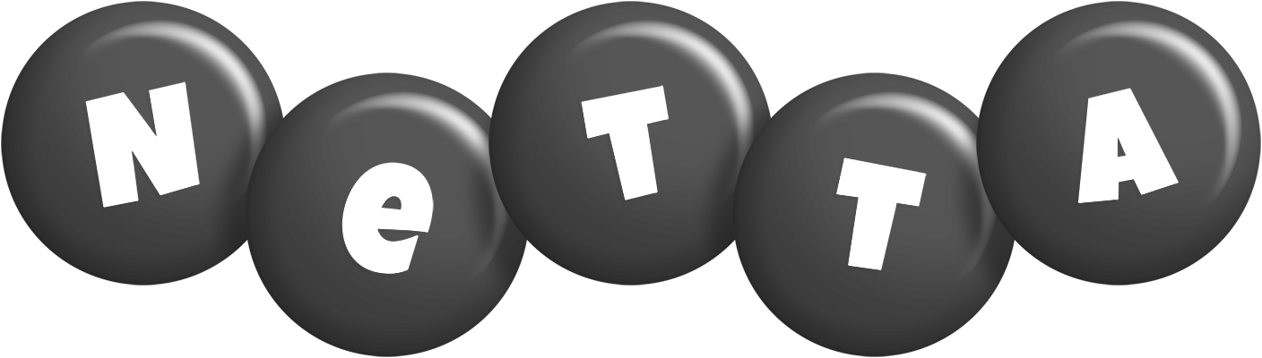 Netta candy-black logo