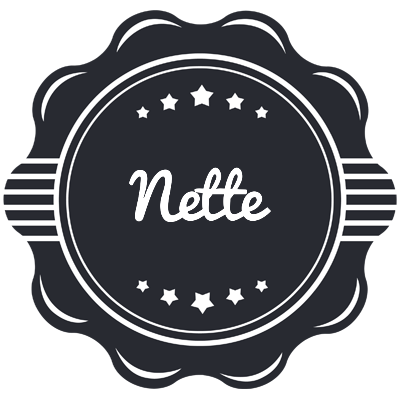 Nette badge logo