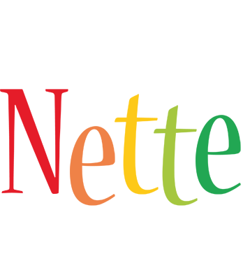 Nette birthday logo