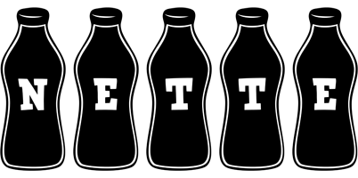 Nette bottle logo