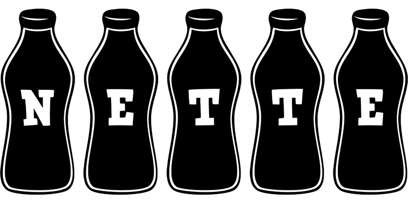 Nette bottle logo
