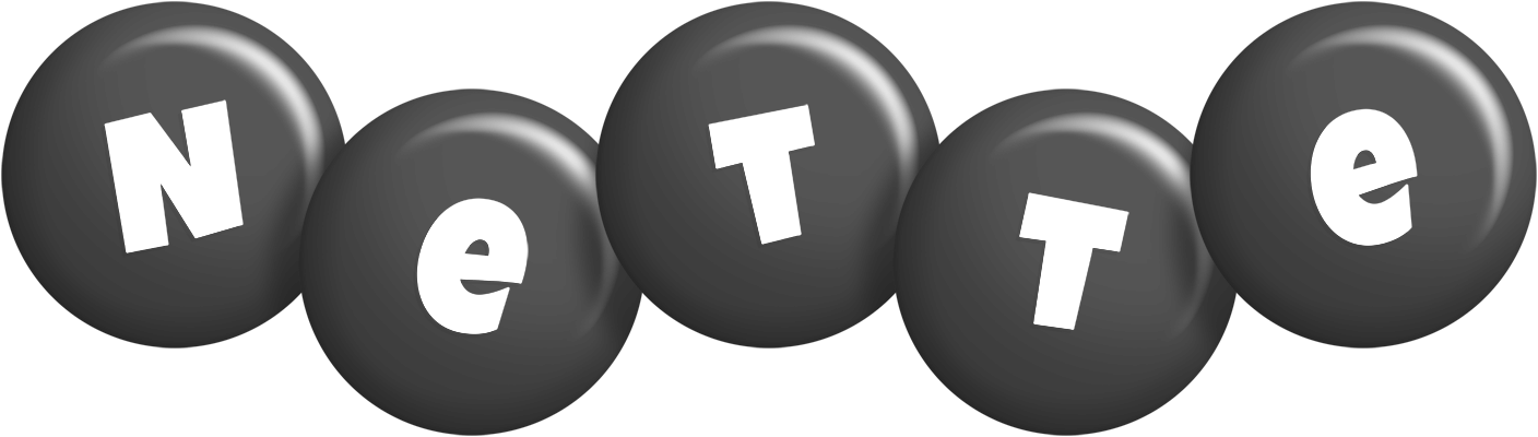 Nette candy-black logo