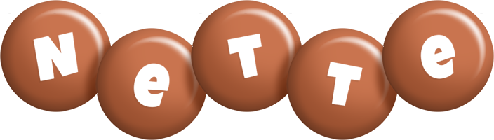 Nette candy-brown logo