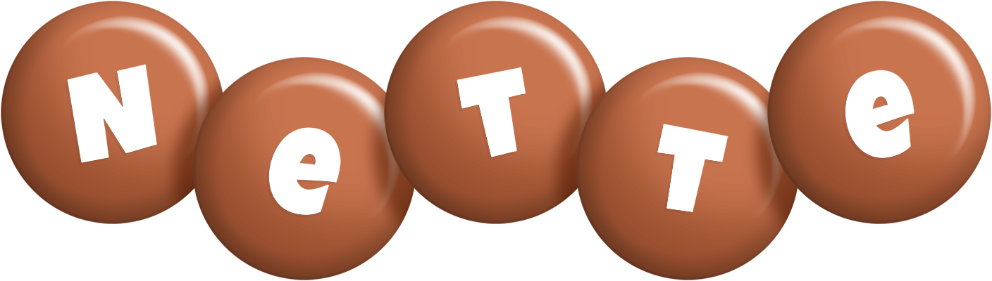 Nette candy-brown logo