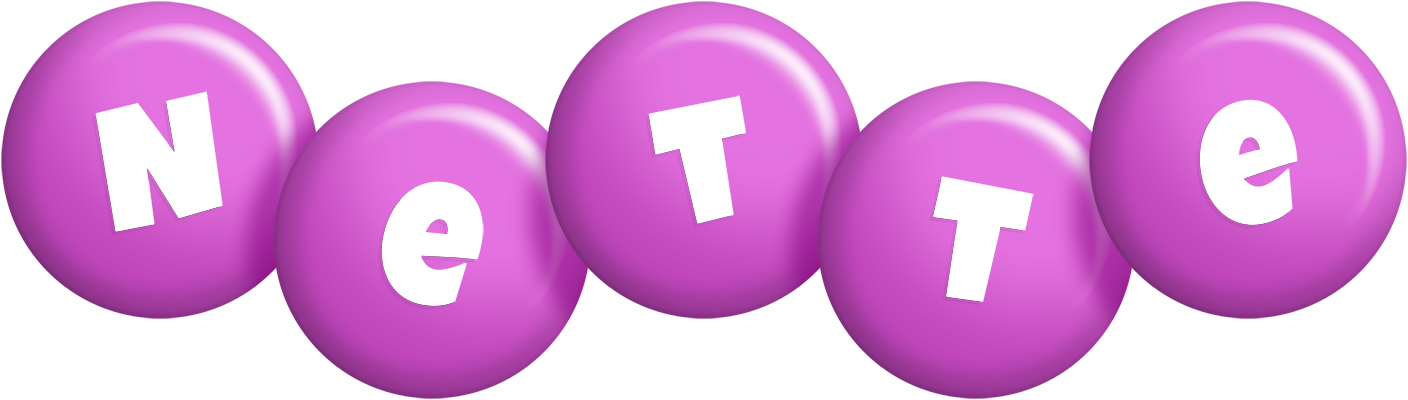 Nette candy-purple logo
