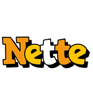 Nette cartoon logo