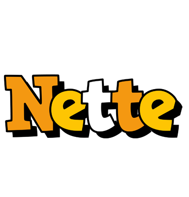 Nette cartoon logo
