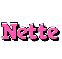 Nette girlish logo