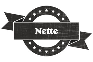 Nette grunge logo