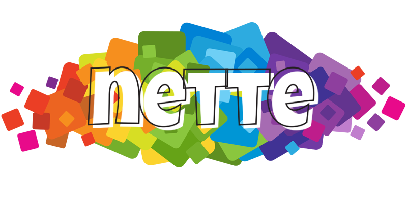 Nette pixels logo
