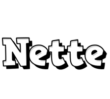 Nette snowing logo