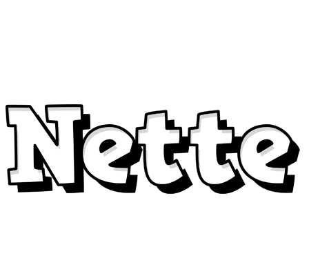Nette snowing logo