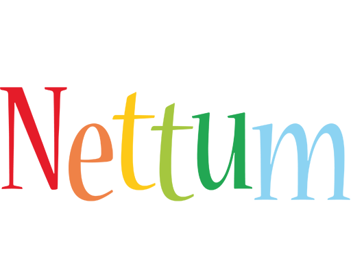 Nettum birthday logo
