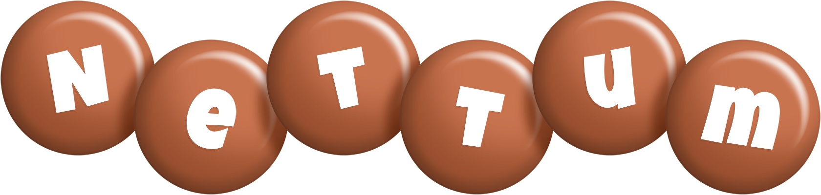 Nettum candy-brown logo