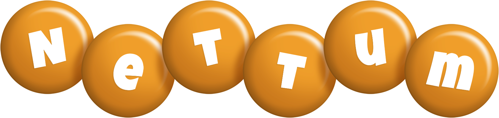 Nettum candy-orange logo
