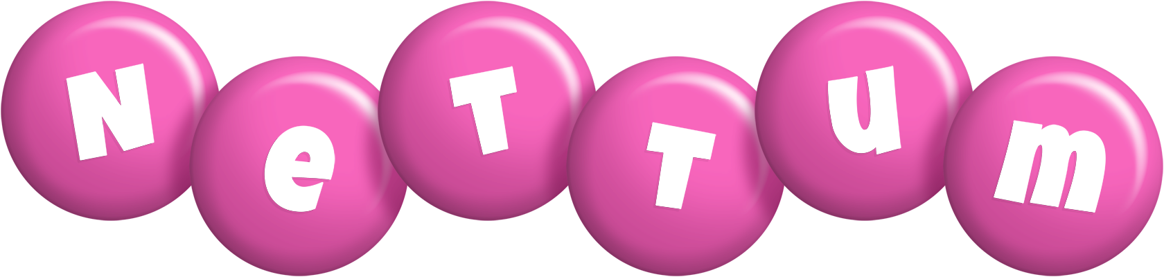 Nettum candy-pink logo
