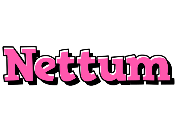 Nettum girlish logo