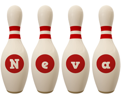 Neva bowling-pin logo