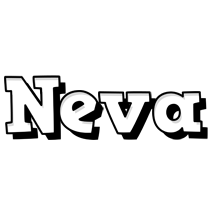 Neva snowing logo