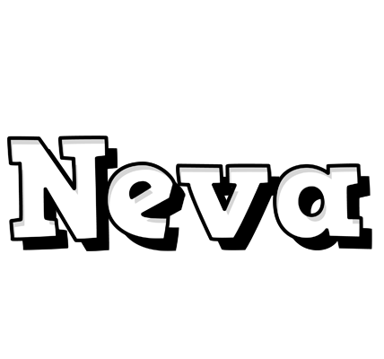 Neva snowing logo