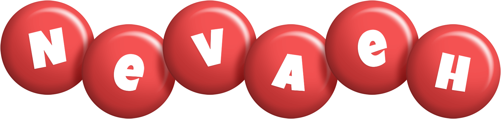 Nevaeh candy-red logo