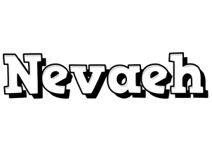 Nevaeh snowing logo