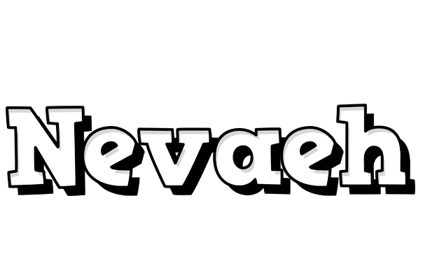 Nevaeh snowing logo