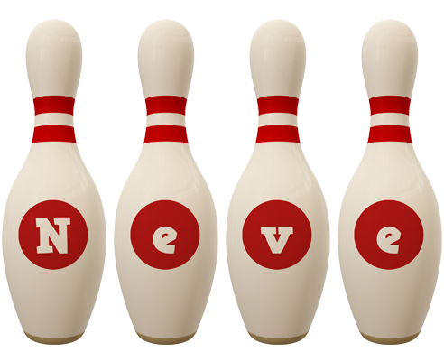 Neve bowling-pin logo