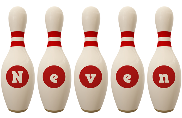 Neven bowling-pin logo