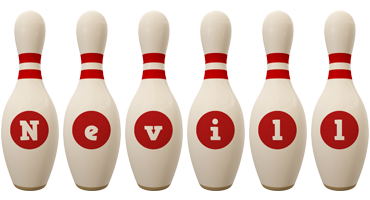 Nevill bowling-pin logo