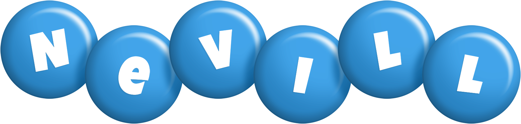 Nevill candy-blue logo