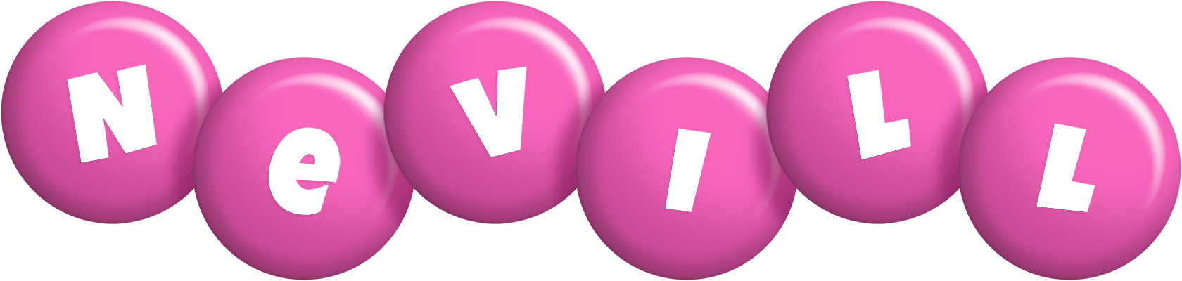 Nevill candy-pink logo