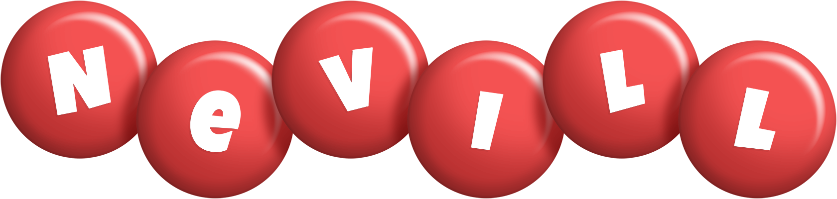 Nevill candy-red logo