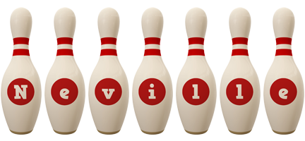 Neville bowling-pin logo