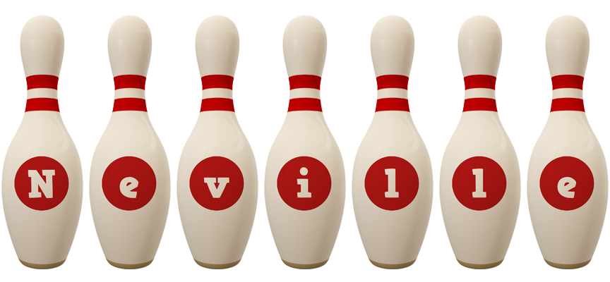 Neville bowling-pin logo